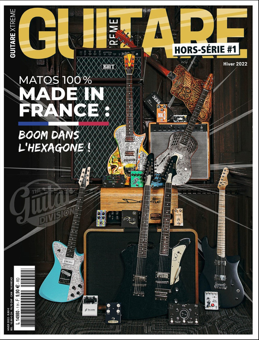 Article GuitareXtreme Magazine sur De Leeuw Guitars - Luthier de guitare électrique Français - Made in France