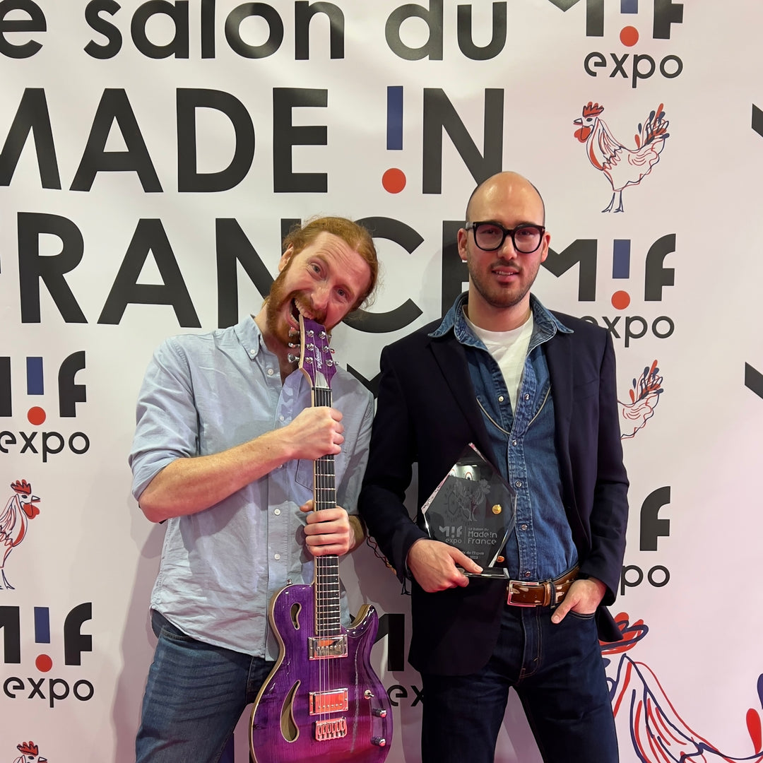 De Leeuw Guitars est lauréat du Grand Prix de l'Espoir du Made in France 2023 - David Schwarz, Quentin de leeuw