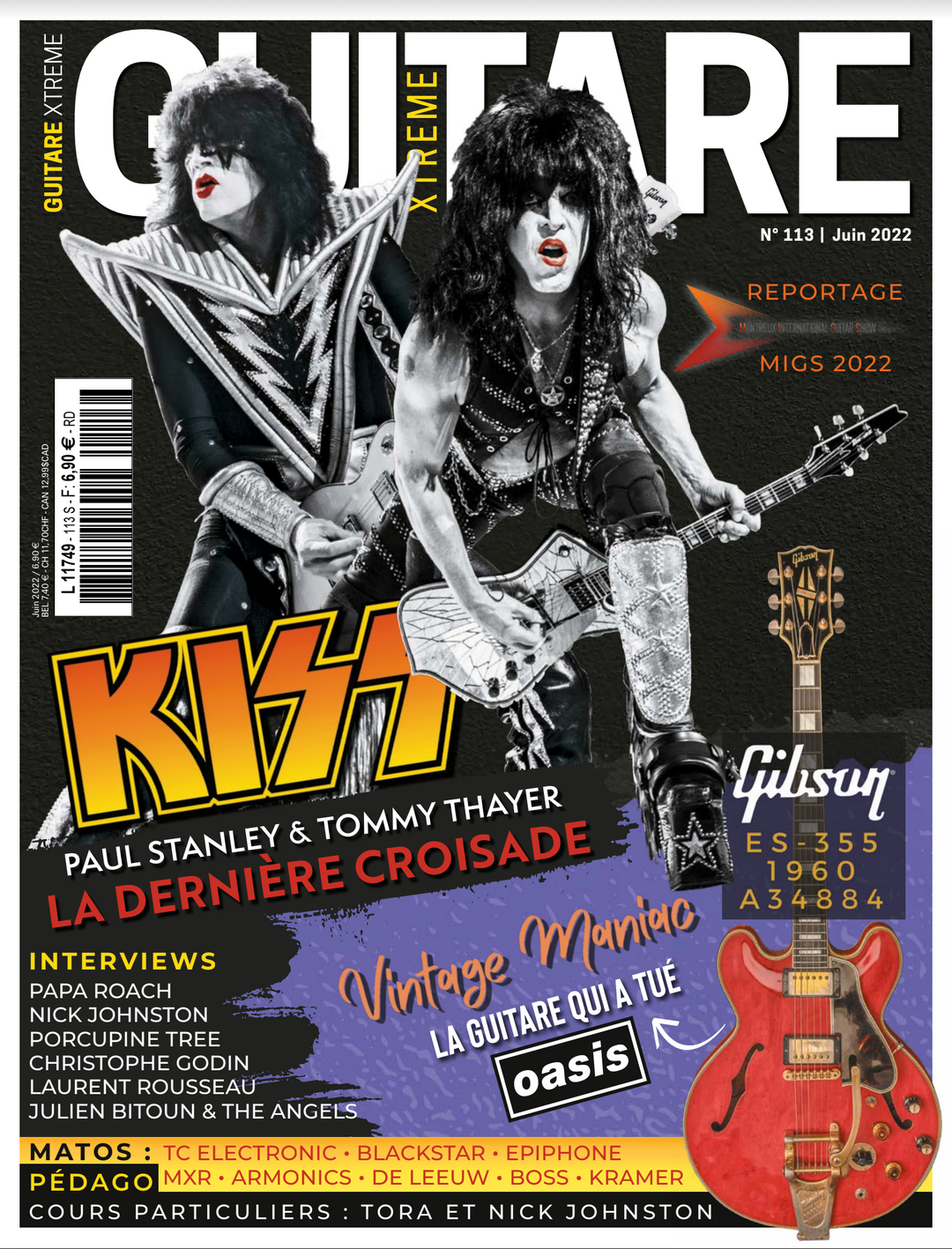 De Leeuw Guitars dans GuitareXtreme Magazine N113 - Juin 2022