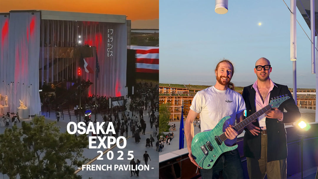 🎸 De Leeuw Guitars au Pavillon France – Exposition Universelle Osaka 2025 🇫🇷🇯🇵