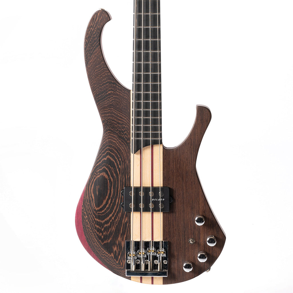 MB4 - Basse à manche traversant de la marque de lutherie française De Leeuw Guitars. Guitare Made in France - Guitar et Basse Made in France