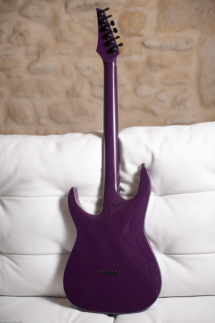 Superstrat_purple_life_custom_shop_back_De_Leeuw_Guitars_Paris_Made_in_France_Luthier_Guitar_Maker_France_Neck_Through_Manche_Traversant