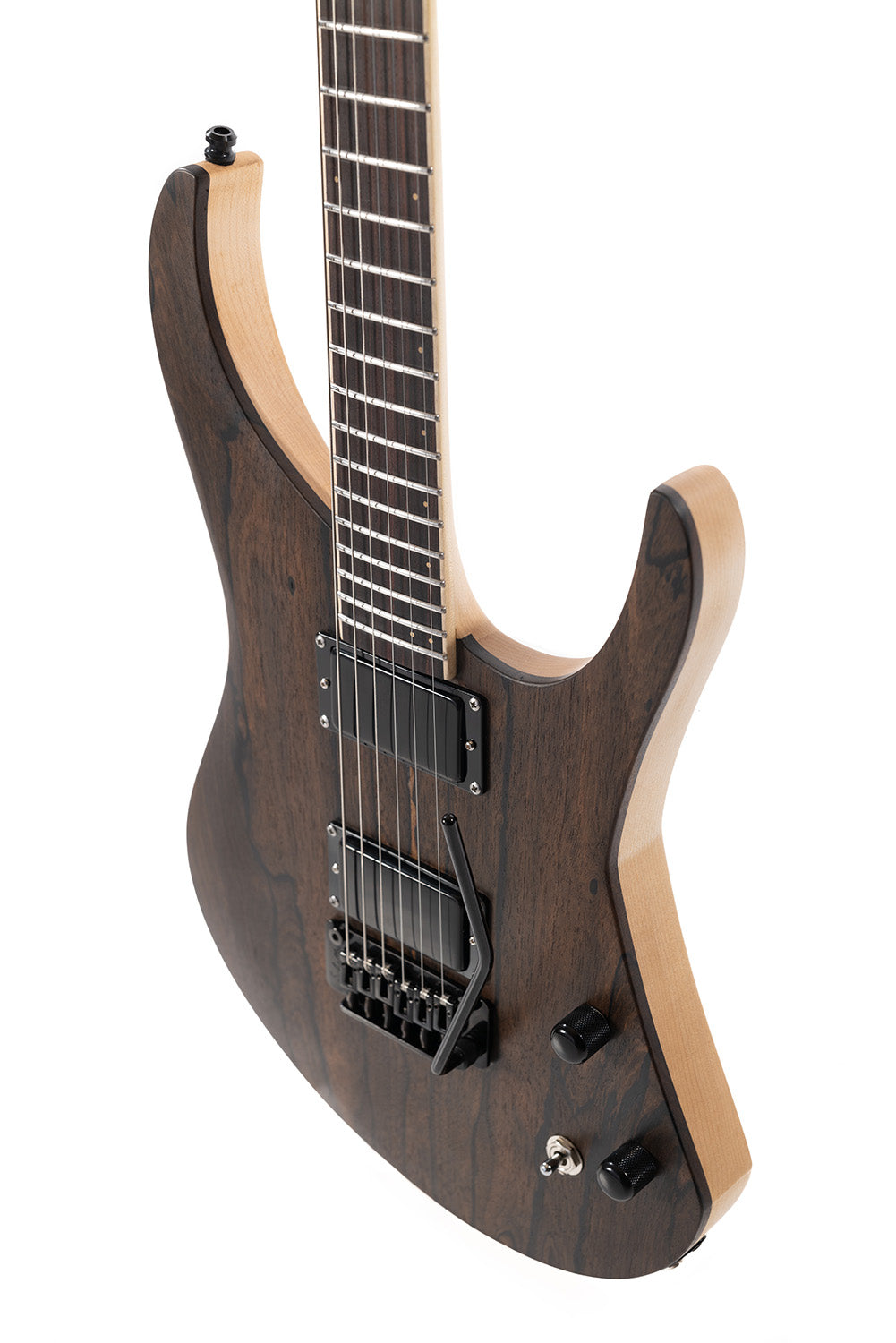 MS6_Vribrato_Ziricote_front_side_close_up_side_De_Leeuw_Guitars_Paris_Made_in_France_Luthier_Guitar_Maker_France_Neck_Through_Manche_Traversant