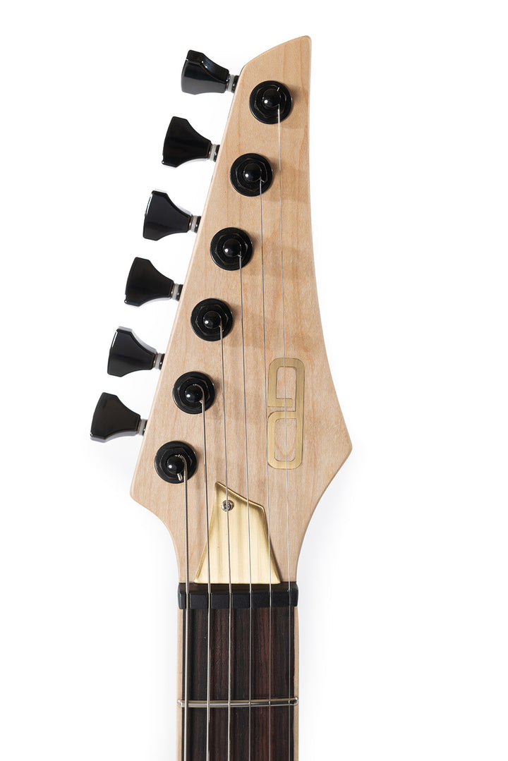 MS6_Vribrato_Ziricote_front_head_close_up_De_Leeuw_Guitars_Paris_Made_in_France_Luthier_Guitar_Maker_France_Neck_Through_Manche_Traversant