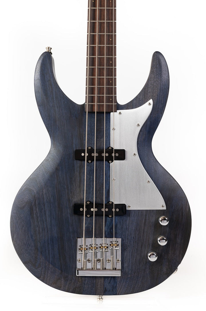 MV4_deep_blue_bass_front_close_up_De_Leeuw_Guitars_Paris_Made_in_France_Luthier_Guitar_Maker_France_Neck_Through_Manche_Traversant