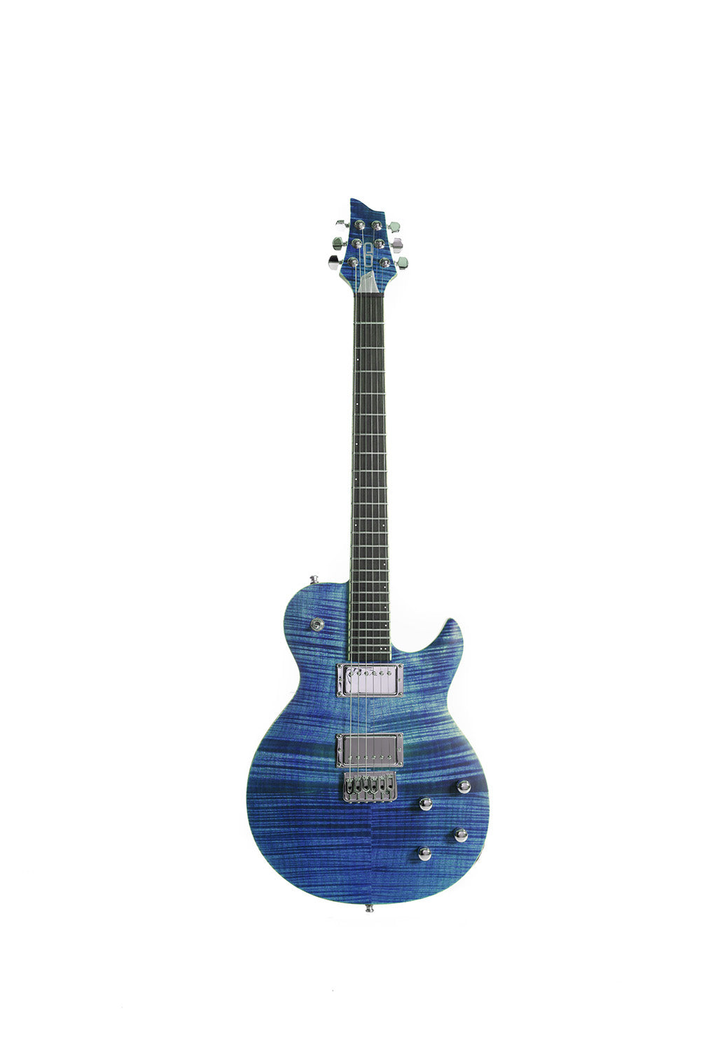 SC_Walnut_Maple_Deep_Blue_Front_De_Leeuw_Guitars_Paris_Made_in_France_Luthier_Guitar_Maker_France_Neck_Through_Manche_Traversant