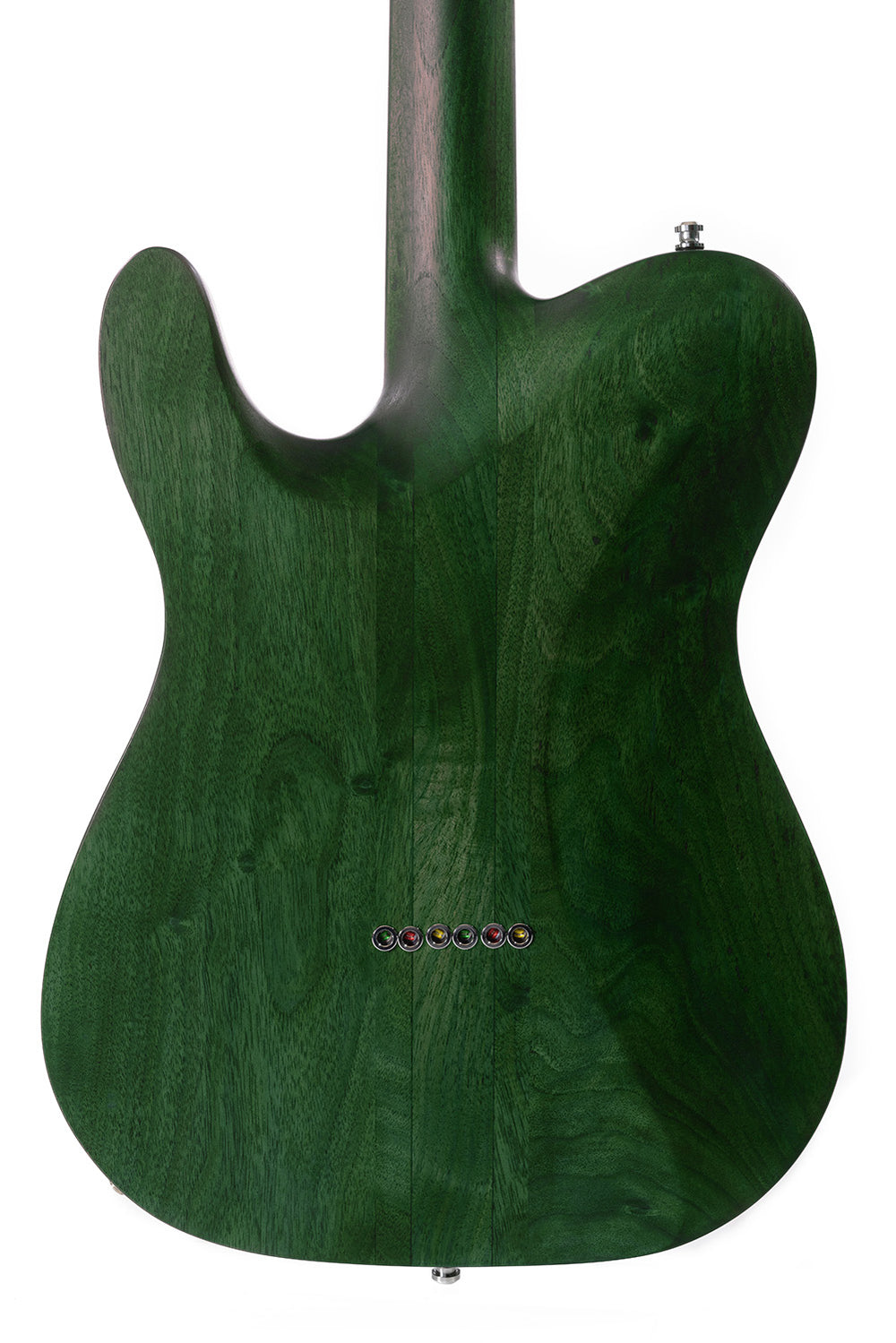 TC_Walnut_Green_Iguana_Back_Close_up_De_Leeuw_Guitars_Paris_Made_in_France_Luthier_Guitar_Maker_France_Neck_Through_Manche_Traversant