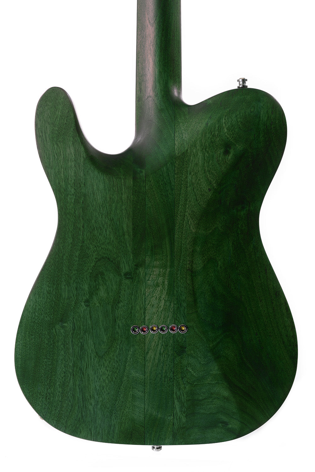 TC_Walnut_Green_Iguana_Back_Close_up_De_Leeuw_Guitars_Paris_Made_in_France_Luthier_Guitar_Maker_France_Neck_Through_Manche_Traversant