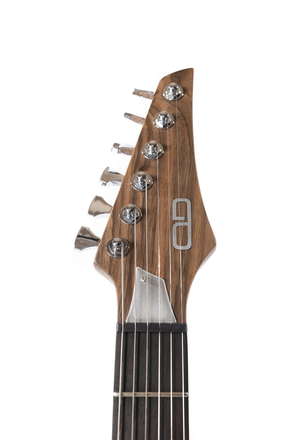 TC_Walnut_NATURAL_Head_Front_close_up_De_Leeuw_Guitars_Paris_Made_in_France_Luthier_Guitar_Maker_France_Neck_Through_Manche_Traversant