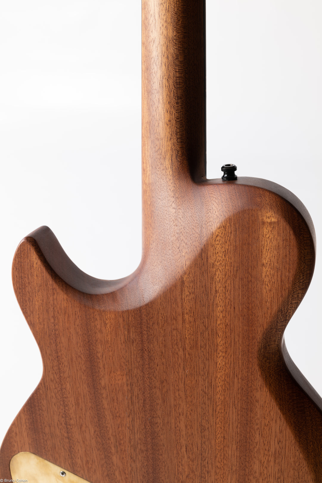 Détails de La Nina Natural Eye - Guitare Semi Hollow à manche traversant avec Piezo de la marque de lutherie française De Leeuw Guitars. Guitare Made in France - Guitar Made in France