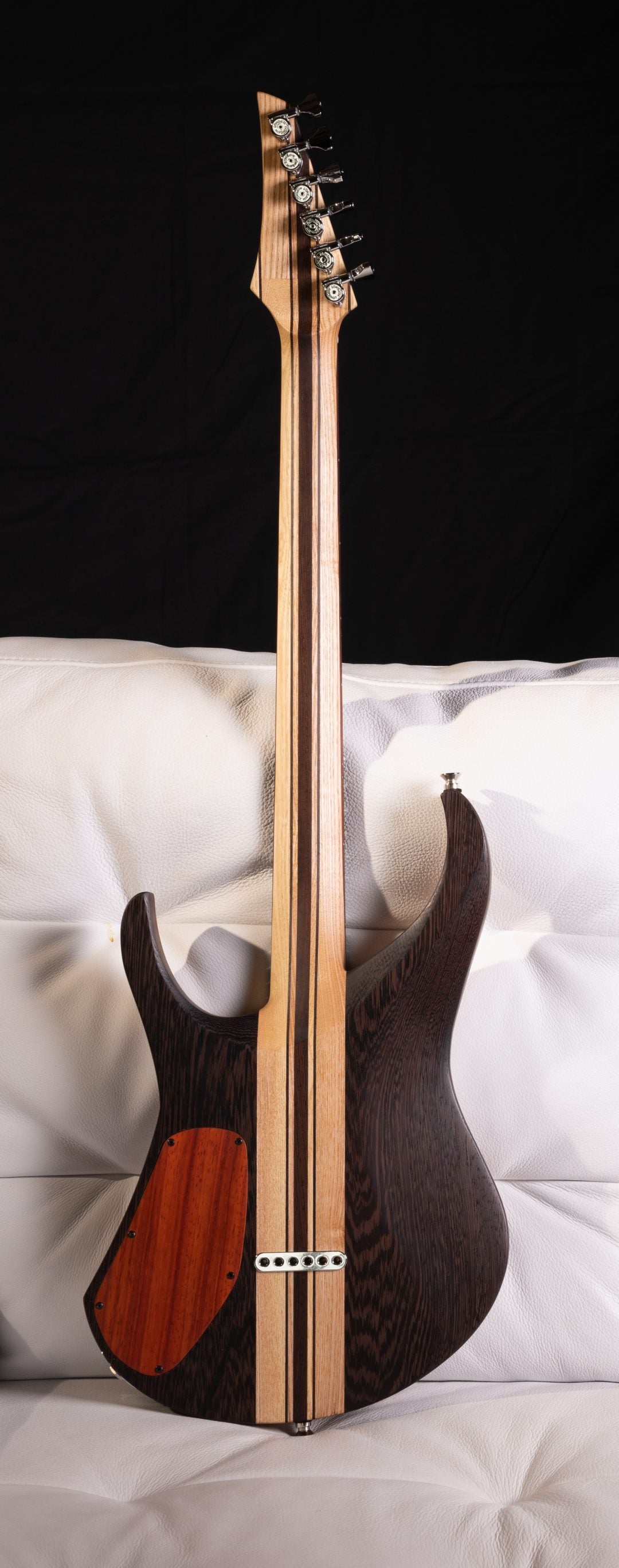 MS6 FOWP de dos - Edition Limitées - Guitare à manche traversant de la marque de lutherie française De Leeuw Guitars. Guitare Made in France - Guitar Made in France