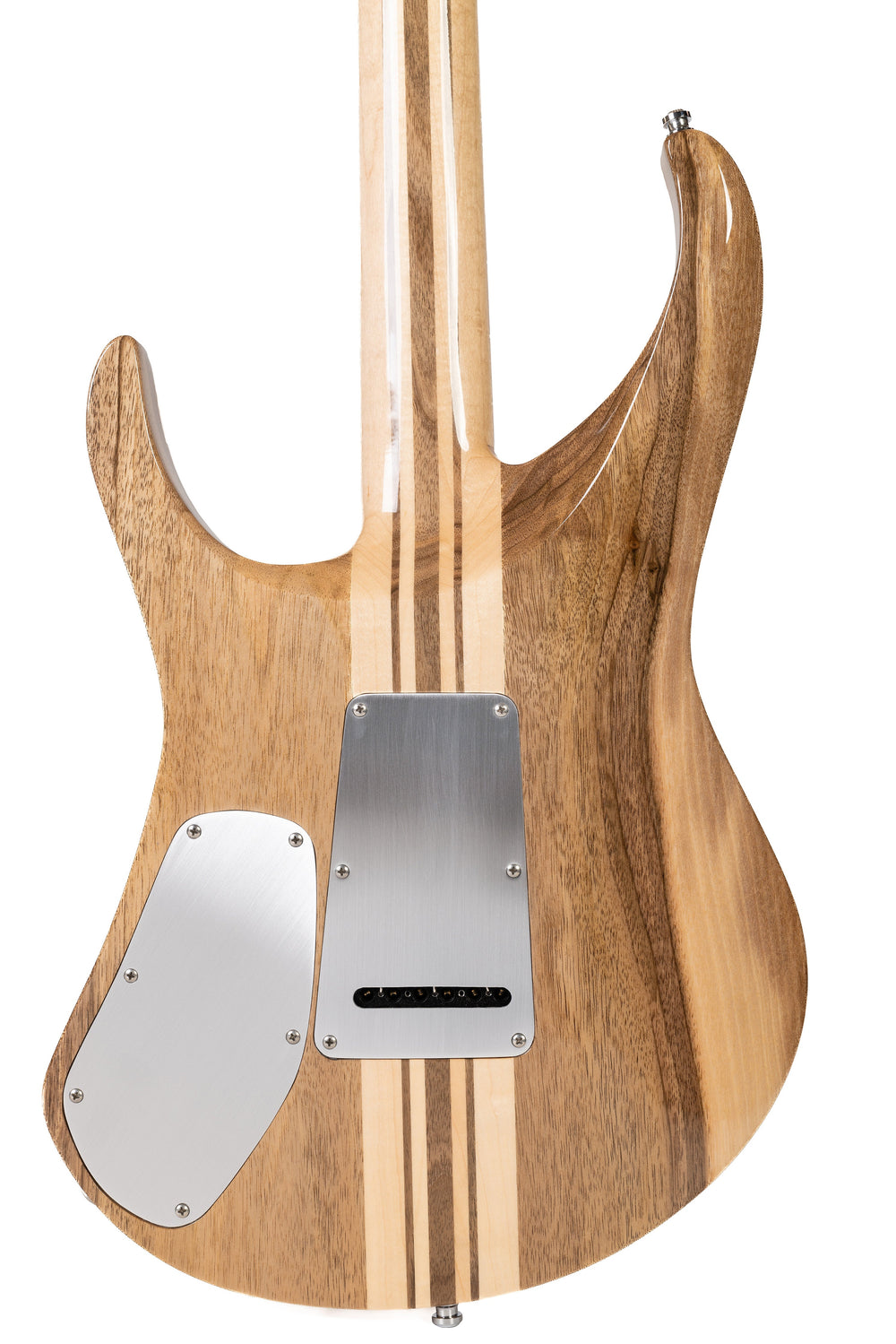 S6_Guitar_Tremolo_Dark_Chocolate_Back_Close_Up_De_Leeuw_Guitars_Paris_Made_in_France_Luthier_Guitar_Maker_France_Neck_Through_Manche_Traversant