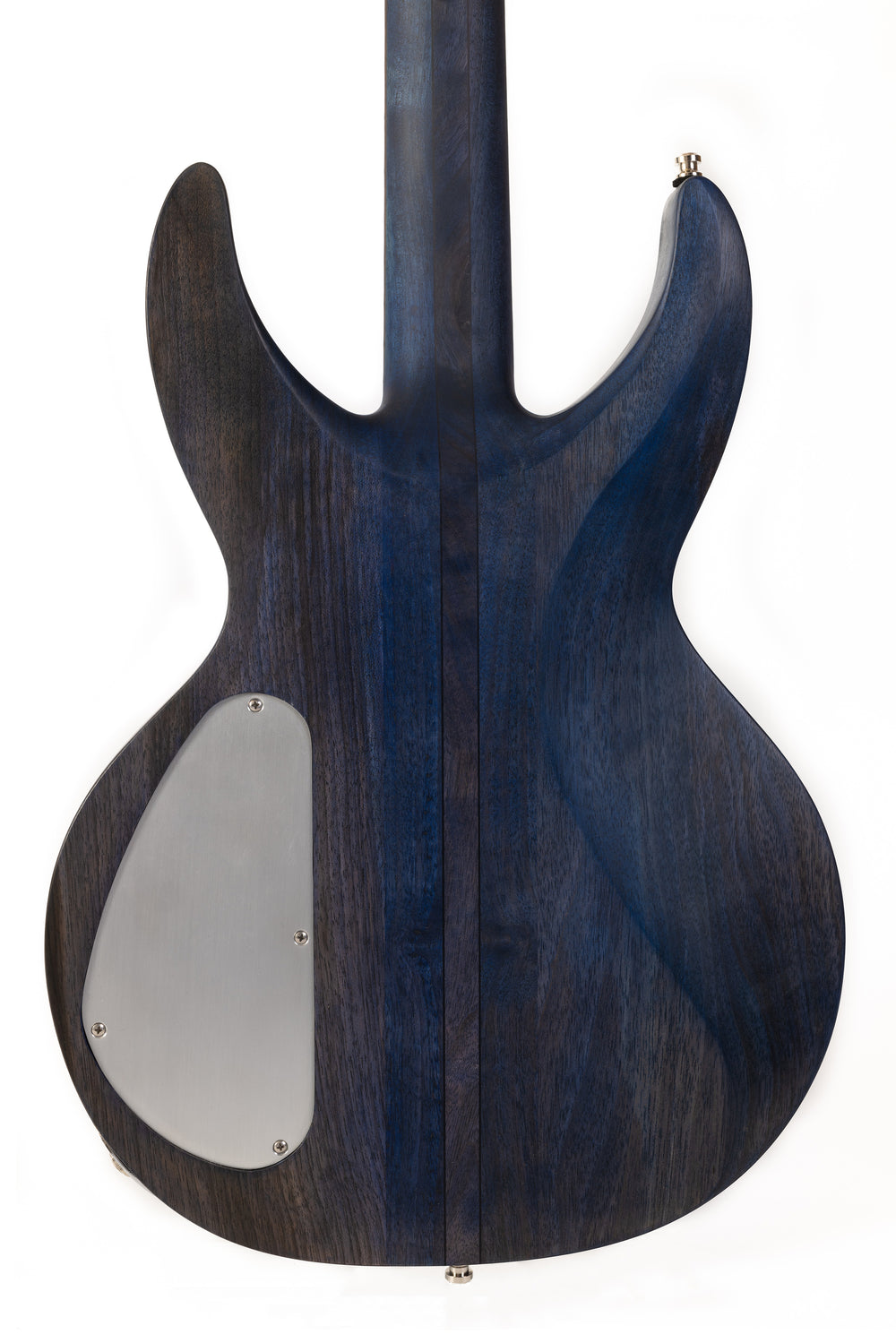 MV4_deep_blue_bass_front_close_up_De_Leeuw_Guitars_Paris_Made_in_France_Luthier_Guitar_Maker_France_Neck_Through_Manche_Traversant