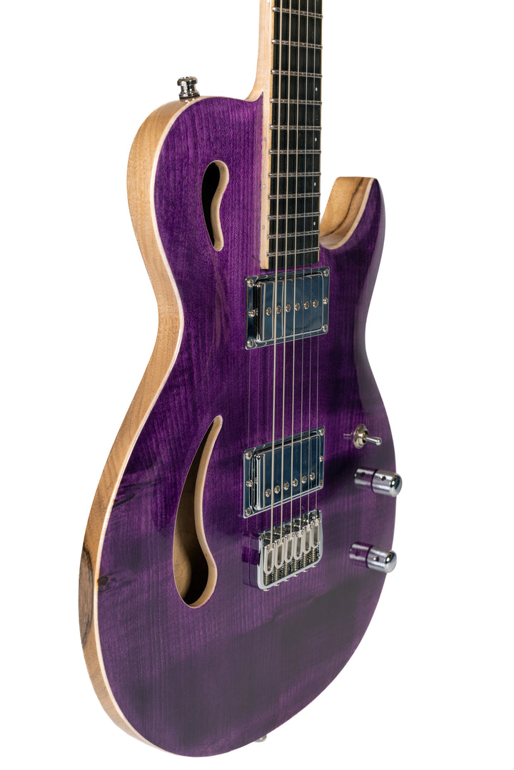      Nina_Guitar_Lavender_fields_of_Provence_Glossy_Close_up_side_2_De_Leeuw_Guitars_Paris_Made_in_France_Luthier_Guitar_Maker_France_Neck_Through_Manche_Traversant