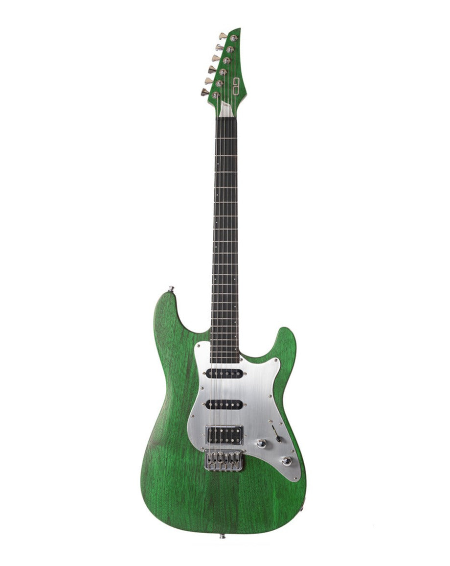 ST_Full_Walnut_Green_Iguana_Front_De_Leeuw_Guitars_Paris_Made_in_France_Luthier_Guitar_Maker_France_Neck_Through_Manche_Traversant