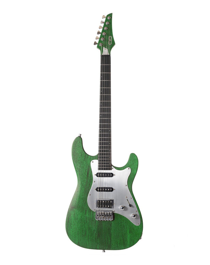 ST_Full_Walnut_Green_Iguana_Front_De_Leeuw_Guitars_Paris_Made_in_France_Luthier_Guitar_Maker_France_Neck_Through_Manche_Traversant