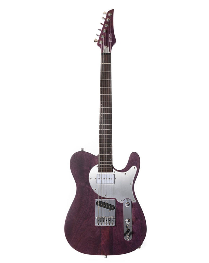 TC_Walnut_Lavender_fields_of_Provence_front_De_Leeuw_Guitars_Paris_Made_in_France_Luthier_Guitar_Maker_France_Neck_Through_Manche_Traversant